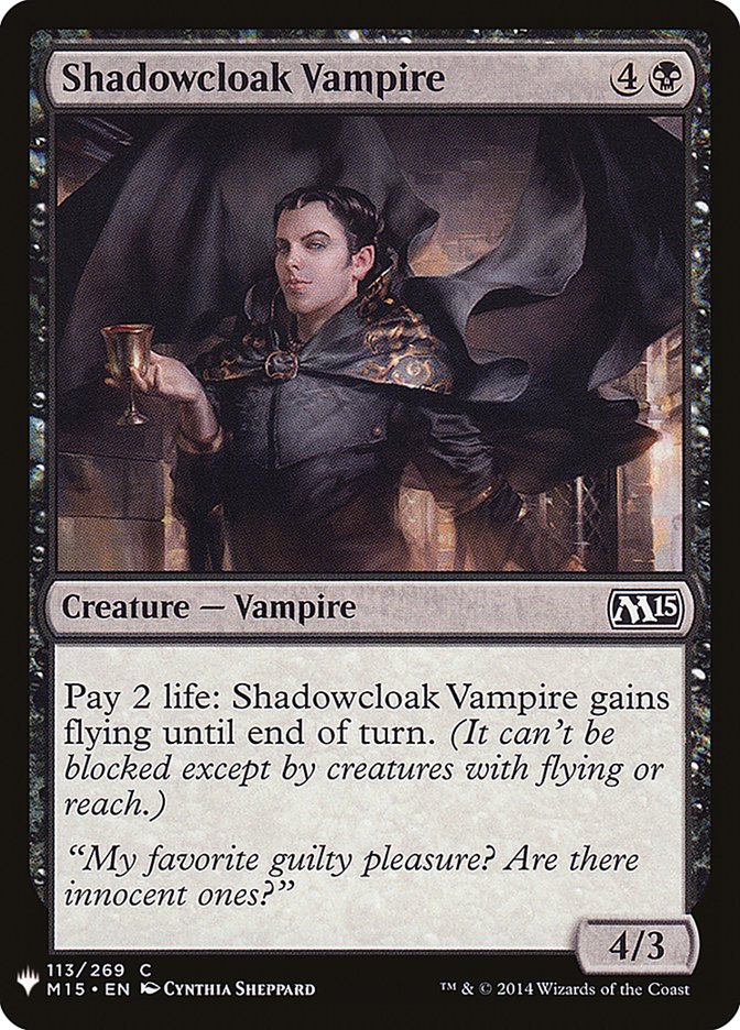Shadowcloak Vampire [Mystery Booster] | Exor Games New Glasgow