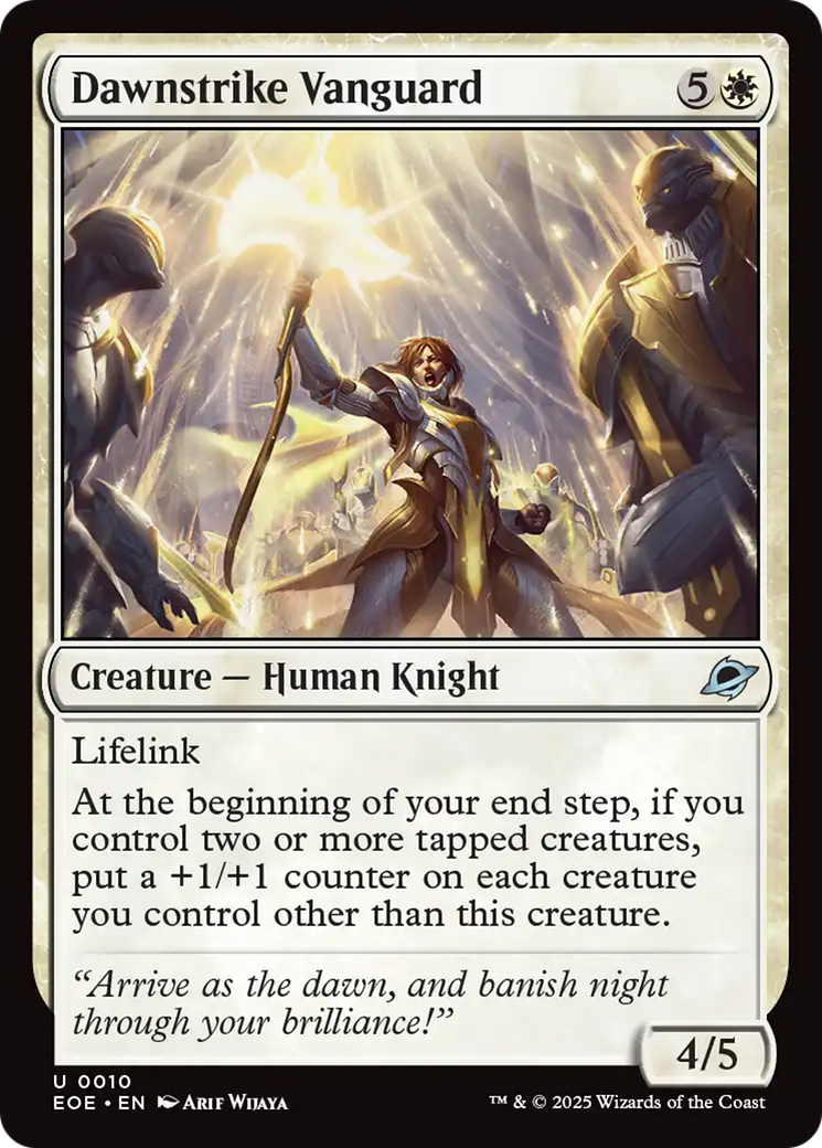 Dawnstrike Vanguard [Edge of Eternities] | Exor Games New Glasgow