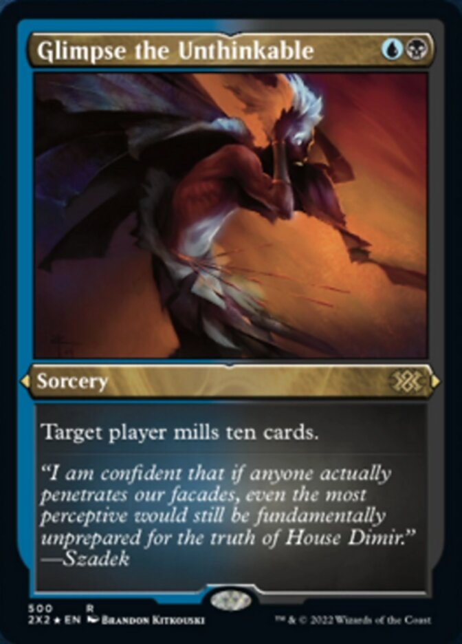 Glimpse the Unthinkable (Foil Etched) [Double Masters 2022] | Exor Games New Glasgow