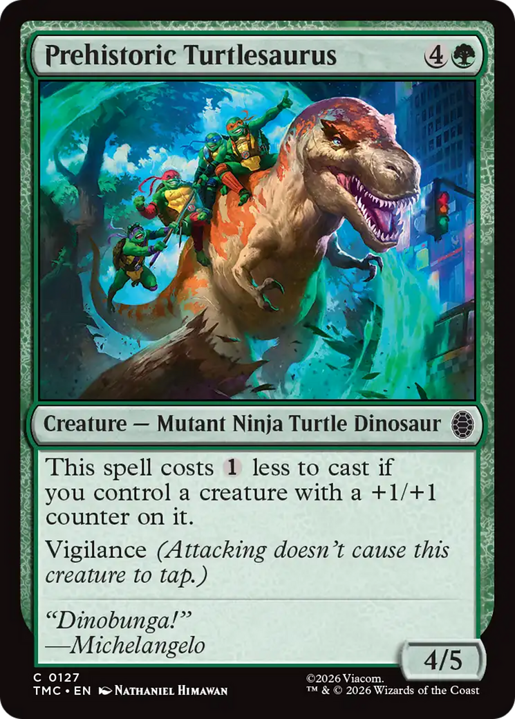 Prehistoric Turtlesaurus [Teenage Mutant Ninja Turtles Commander] | Exor Games New Glasgow
