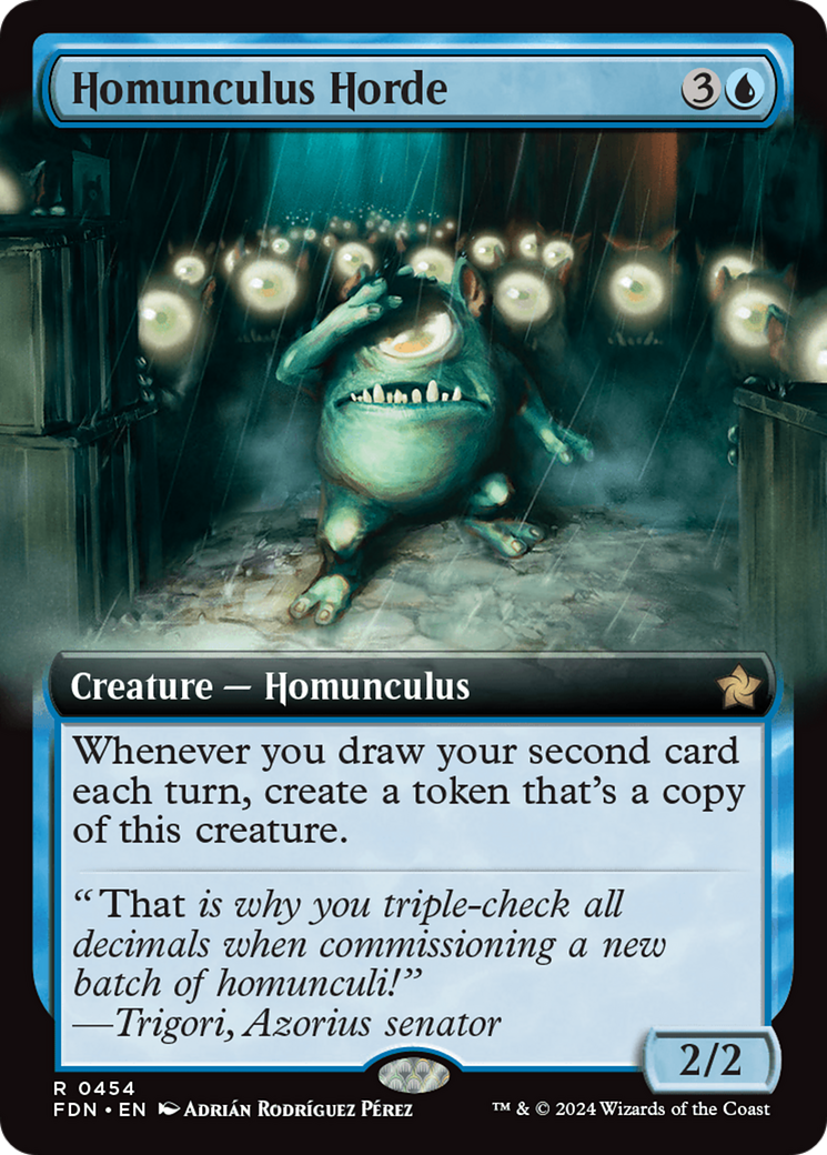 Homunculus Horde (Extended Art) [Foundations] | Exor Games New Glasgow