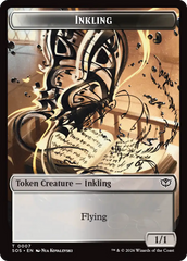 Inkling (0007) // Spirit (0011) Double-Sided Token [Secrets of Strixhaven Tokens] | Exor Games New Glasgow