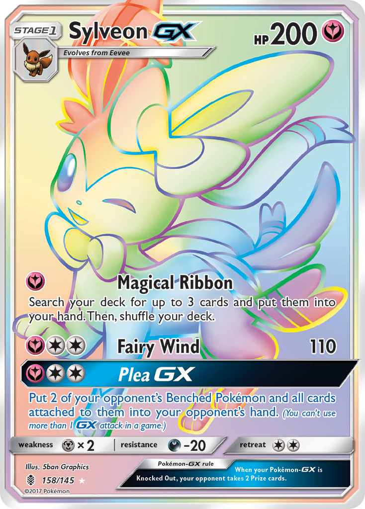 Sylveon GX (158/145) [Sun & Moon: Guardians Rising] | Exor Games New Glasgow