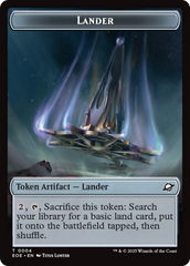 Robot // Lander (0004) Double-Sided Token [Edge of Eternities Tokens] | Exor Games New Glasgow