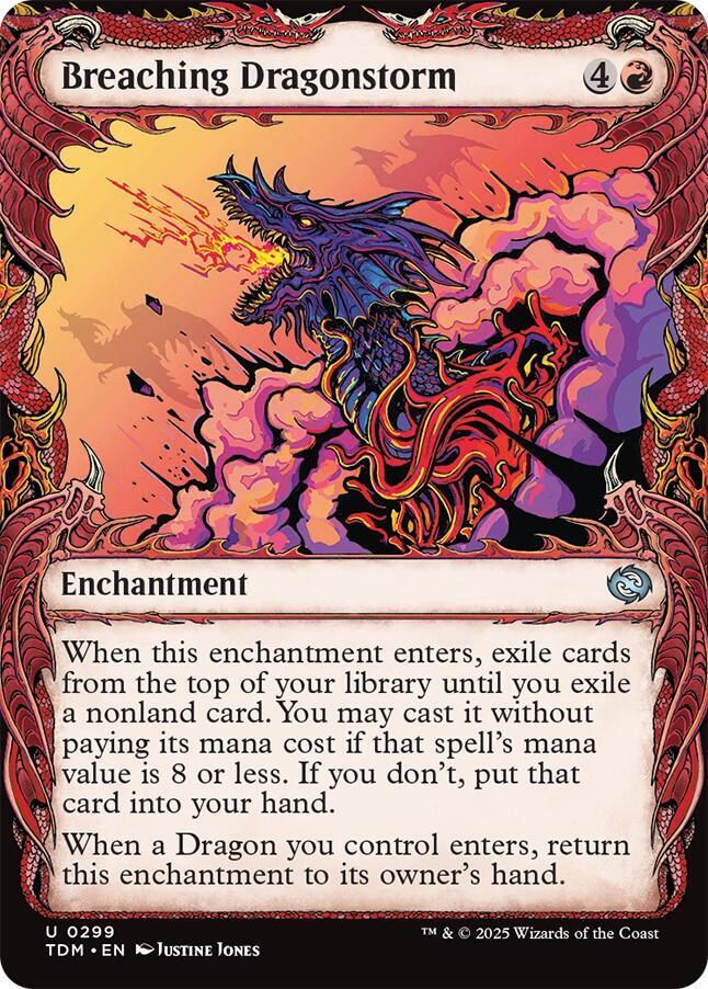 Breaching Dragonstorm (Showcase) [Tarkir: Dragonstorm] | Exor Games New Glasgow