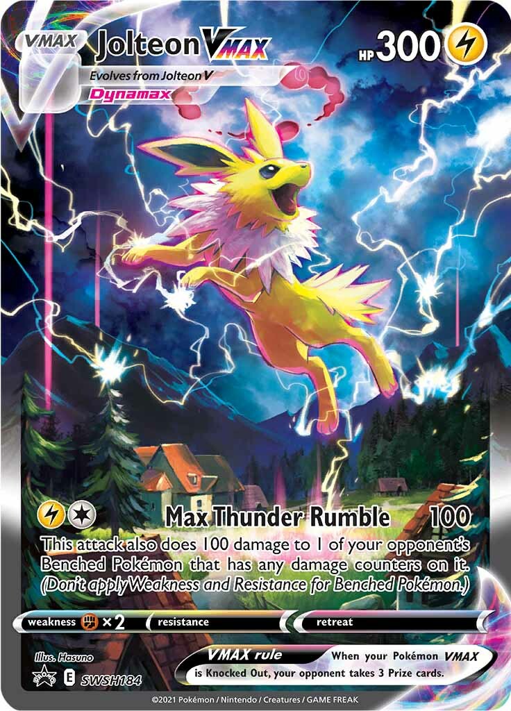 Jolteon VMAX (SWSH184) [Sword & Shield: Black Star Promos] | Exor Games New Glasgow