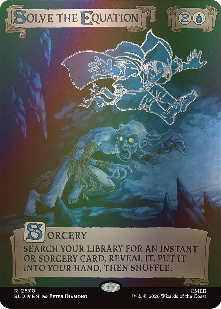 Solve the Equation (2570) (Out Of Sight Foil) [Secret Lair Drop Series] | Exor Games New Glasgow