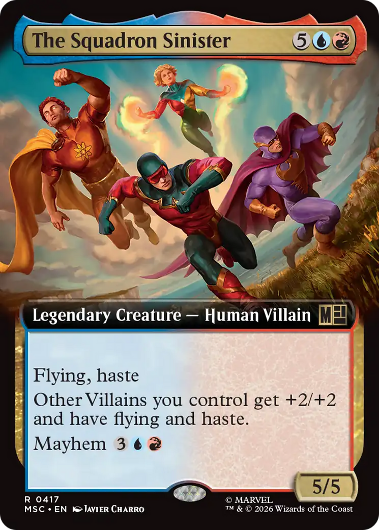 The Squadron Sinister (Extended Art) [Marvel Super Heroes Commander] | Exor Games New Glasgow