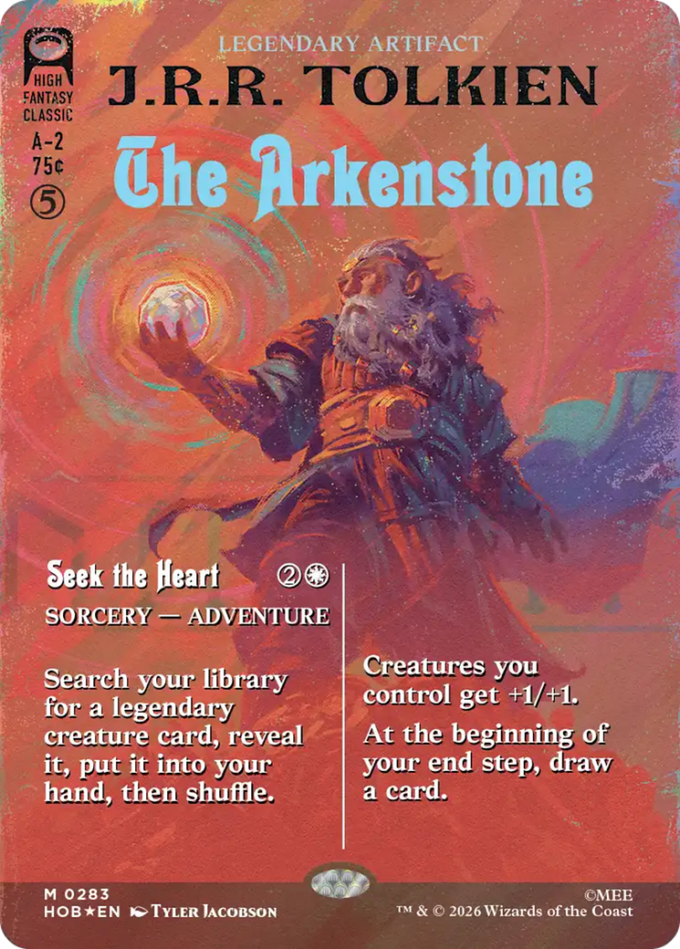 The Arkenstone (Borderless) (Surge Foil) [The Hobbit] | Exor Games New Glasgow