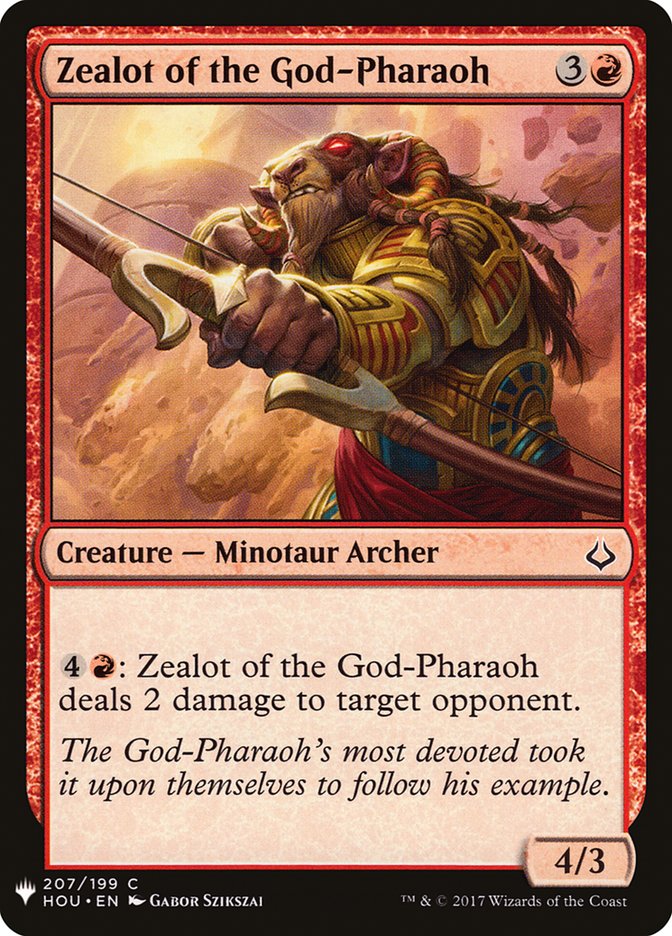 Zealot of the God-Pharaoh [Mystery Booster] | Exor Games New Glasgow