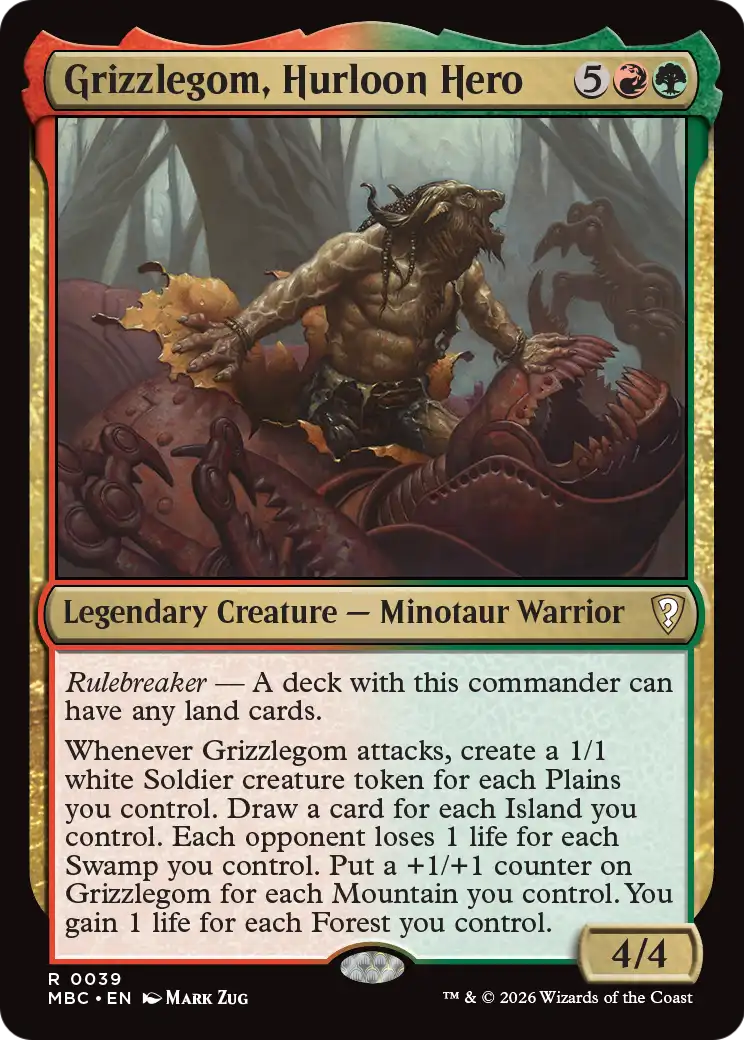 Grizzlegom, Hurloon Hero [Mystery Booster: Commander Edition] | Exor Games New Glasgow