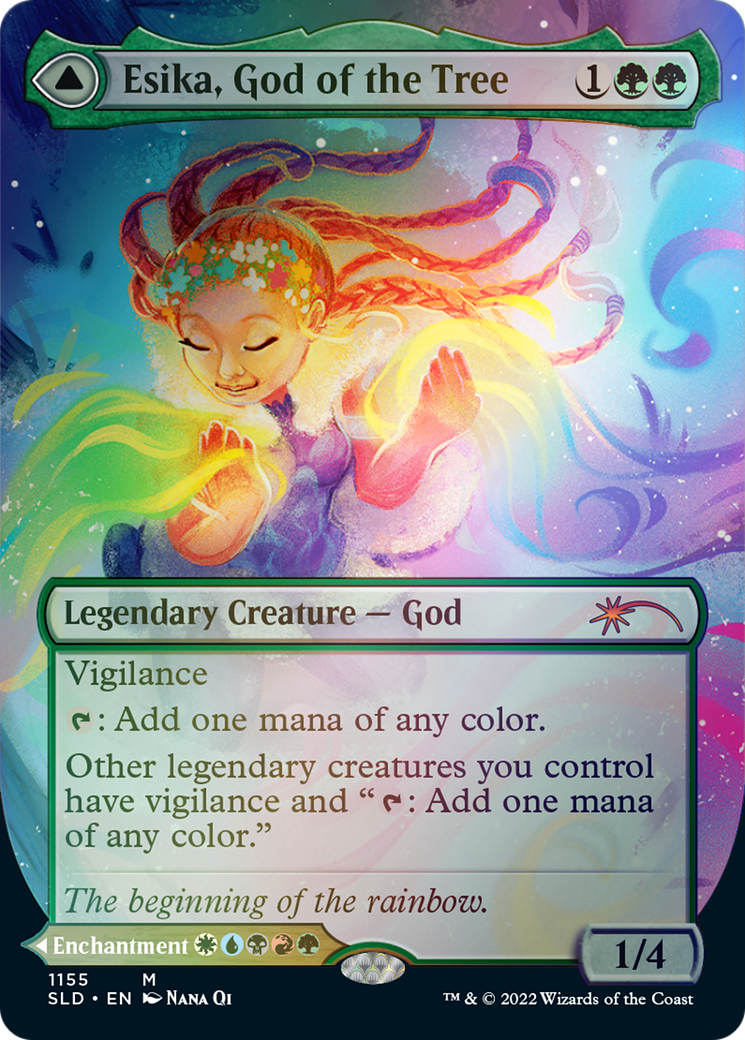 Esika, God of the Tree // The Prismatic Bridge (Borderless) [Secret Lair: From Cute to Brute] | Exor Games New Glasgow