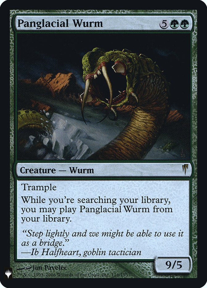 Panglacial Wurm [Mystery Booster] | Exor Games New Glasgow