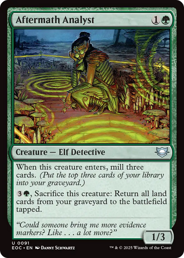 Aftermath Analyst [Edge of Eternities Commander] | Exor Games New Glasgow