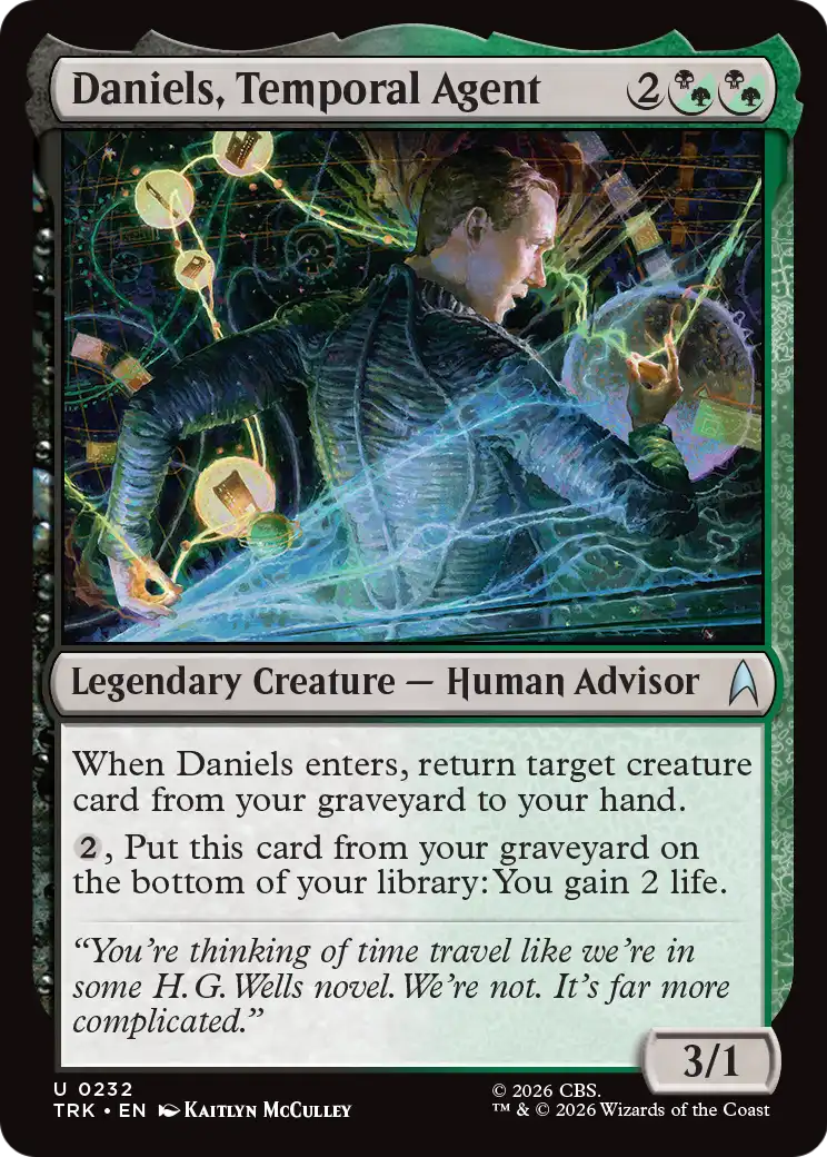Daniels, Temporal Agent [Star Trek] | Exor Games New Glasgow