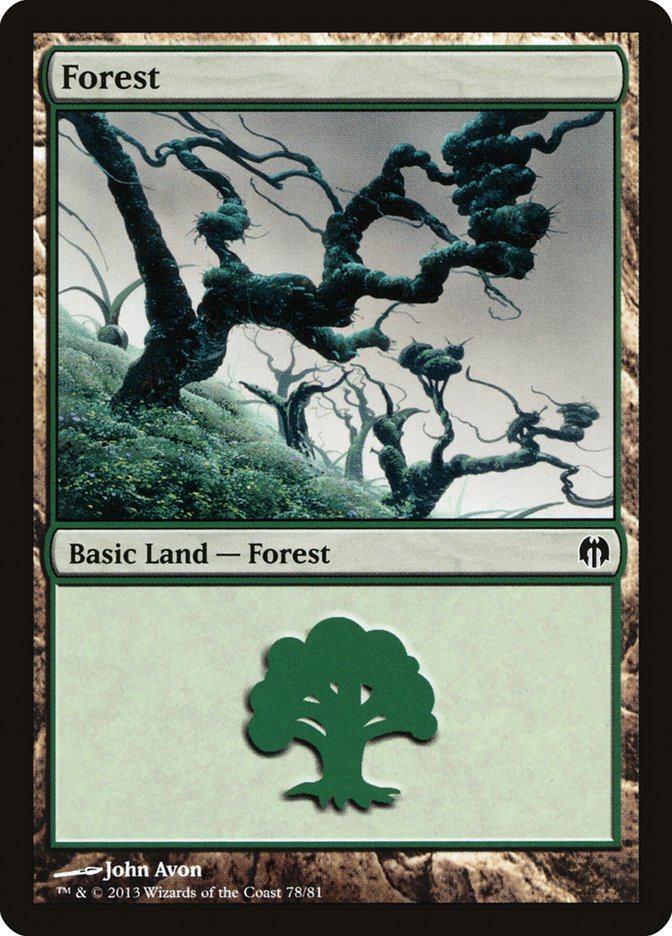 Forest (78) [Duel Decks: Heroes vs. Monsters] | Exor Games New Glasgow