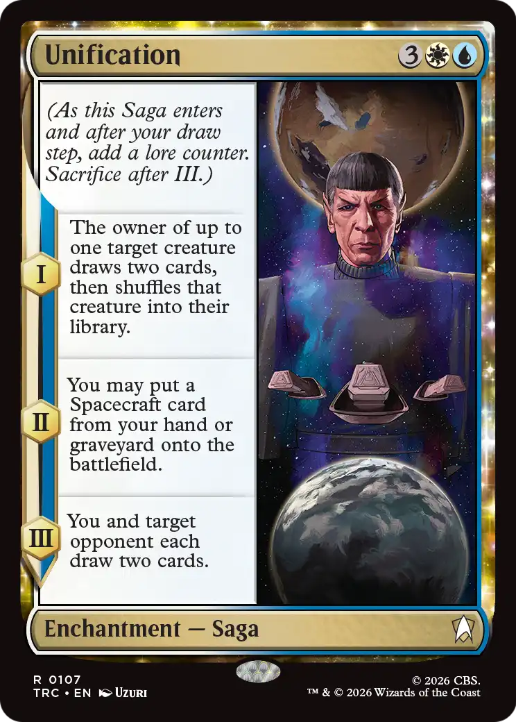 Unification (Surge Foil) [Star Trek Commander] | Exor Games New Glasgow