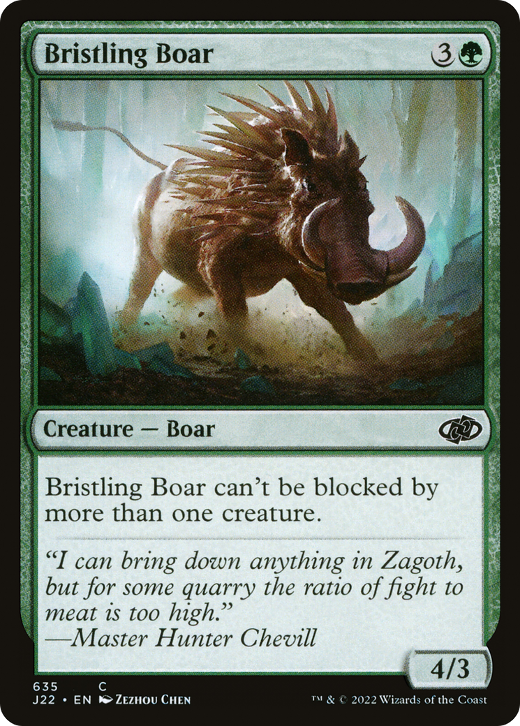 Bristling Boar [Jumpstart 2022] | Exor Games New Glasgow