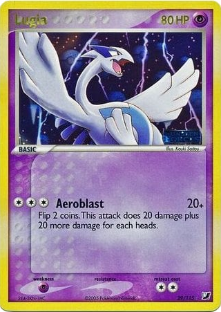 Lugia (29/115) (Stamped) [EX: Unseen Forces] | Exor Games New Glasgow