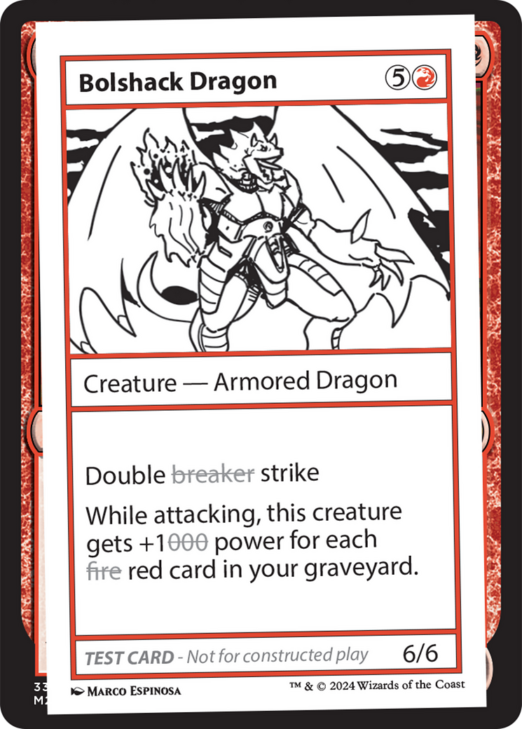 Bolshack Dragon [Mystery Booster 2 Playtest Cards] | Exor Games New Glasgow