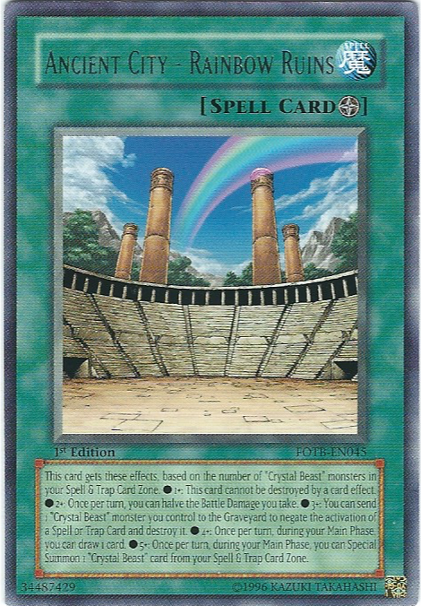 Ancient City - Rainbow Ruins [FOTB-EN045] Rare | Exor Games New Glasgow