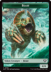 Beast (0006) // Pest Double-Sided Token [Edge of Eternities Commander Tokens] | Exor Games New Glasgow
