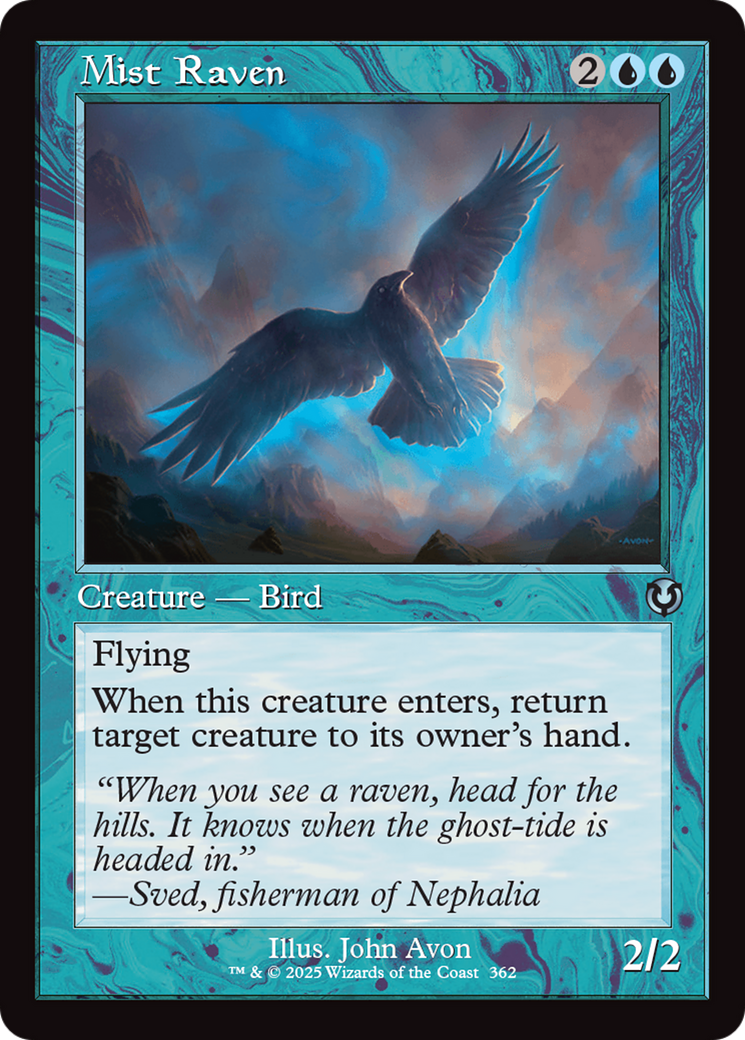 Mist Raven (Retro Frame) [Innistrad Remastered] | Exor Games New Glasgow