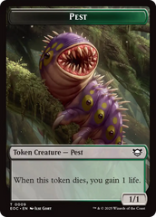 Copy // Pest Double-Sided Token [Edge of Eternities Commander Tokens] | Exor Games New Glasgow