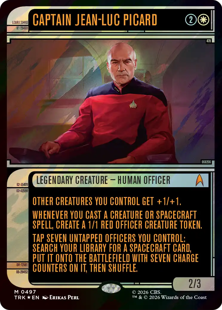 Captain Jean-Luc Picard (Showcase) (Surge Foil) [Star Trek] | Exor Games New Glasgow