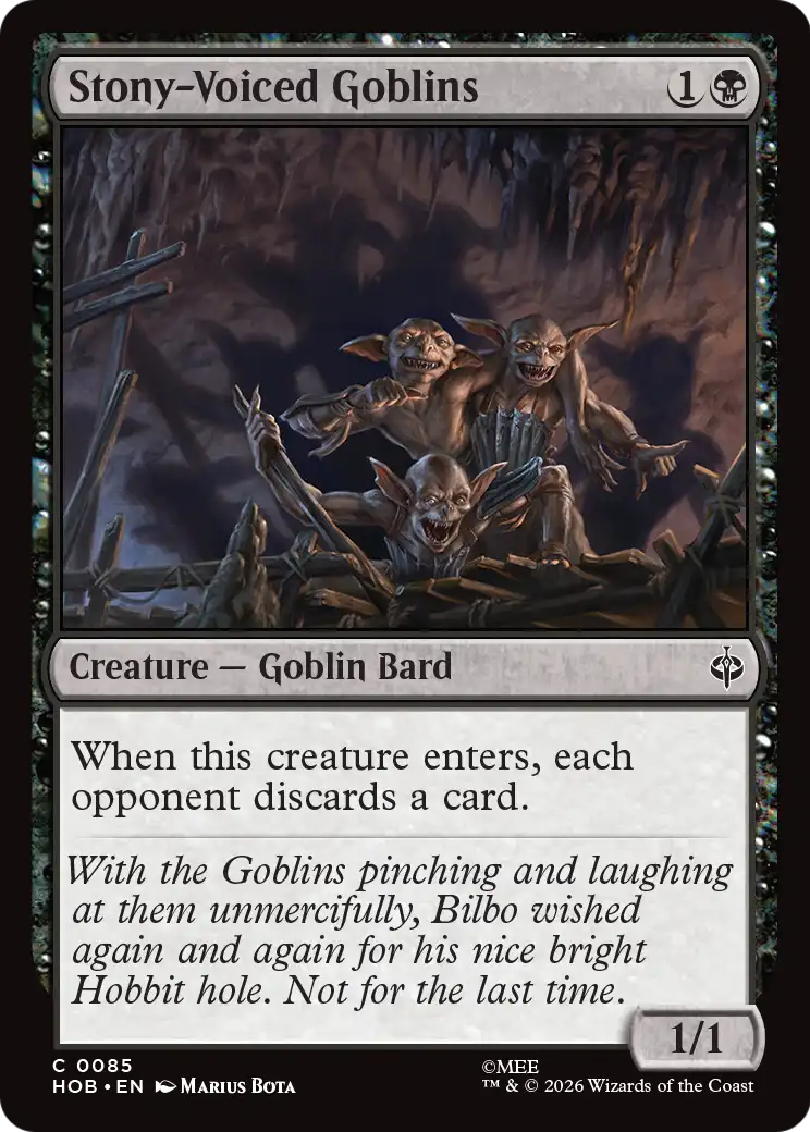 Stony-Voiced Goblins [The Hobbit] | Exor Games New Glasgow
