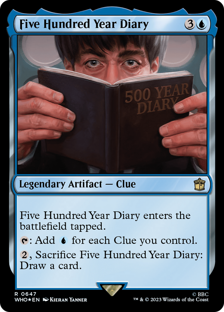 Five Hundred Year Diary (Surge Foil) [Doctor Who] | Exor Games New Glasgow