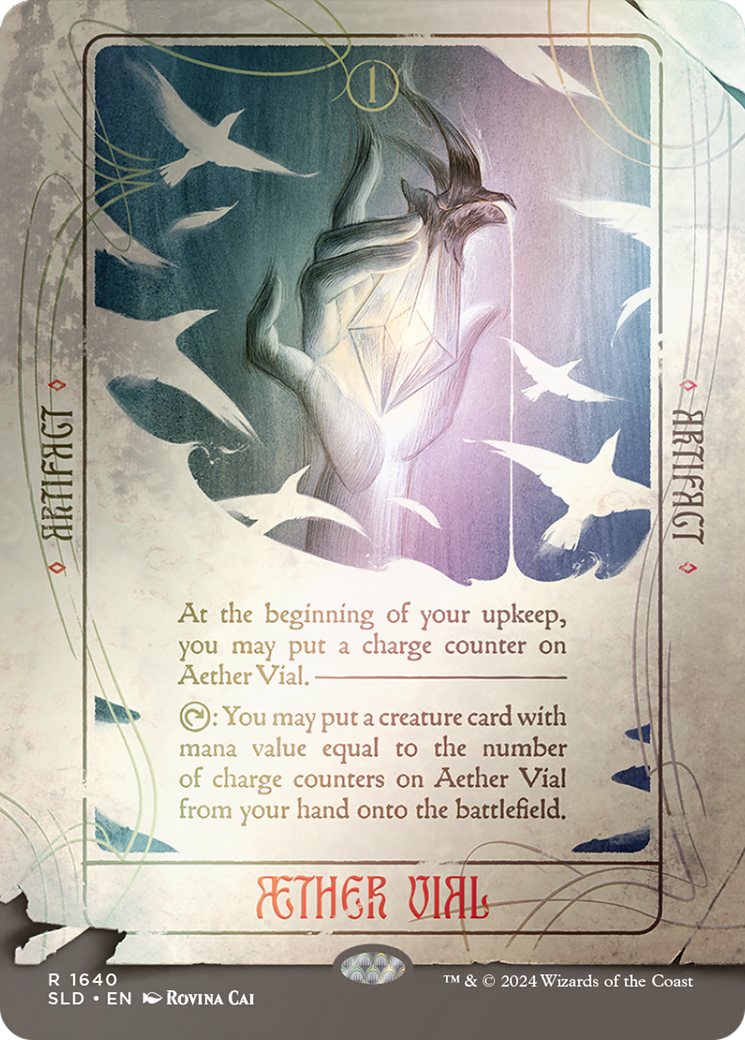 Aether Vial (Rainbow Foil) [Secret Lair Drop Series] | Exor Games New Glasgow