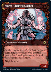 Reckless Stormseeker // Storm-Charged Slasher (Showcase Equinox) [Innistrad: Midnight Hunt] | Exor Games New Glasgow