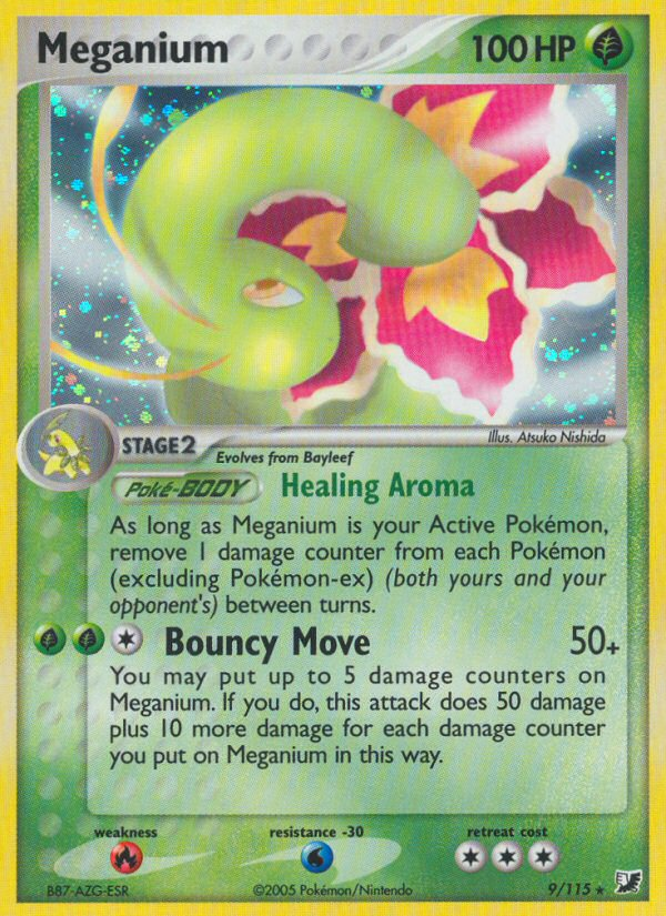 Meganium (9/115) [EX: Unseen Forces] | Exor Games New Glasgow