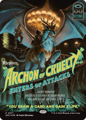 Archon of Cruelty (Showcase) [Duskmourn: House of Horror Commander] | Exor Games New Glasgow