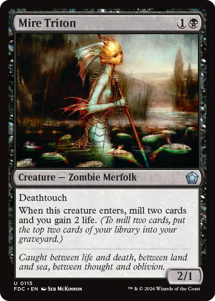 Mire Triton [Foundations Commander] | Exor Games New Glasgow