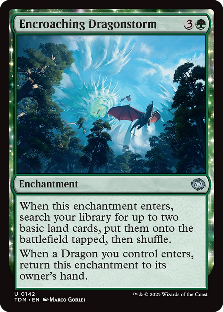 Encroaching Dragonstorm [Tarkir: Dragonstorm] | Exor Games New Glasgow