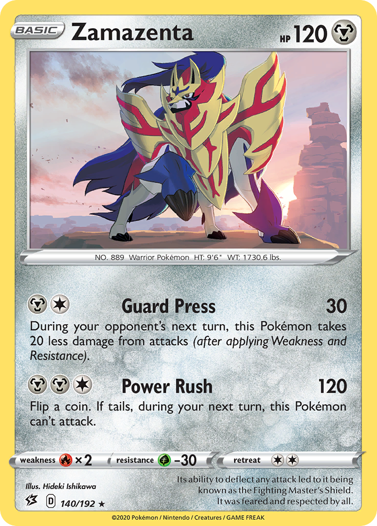 Zamazenta (140/192) [Sword & Shield: Rebel Clash] | Exor Games New Glasgow