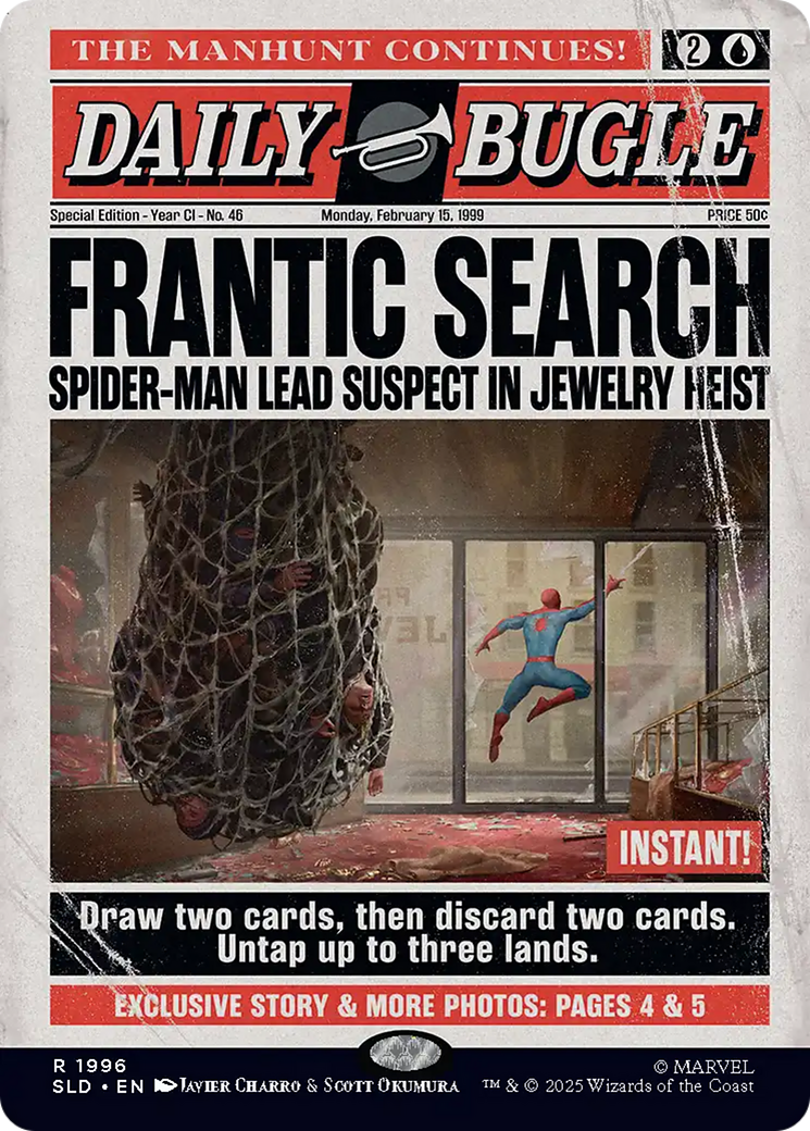 Frantic Search (1996) (Rainbow Foil) [Secret Lair Drop Series] | Exor Games New Glasgow
