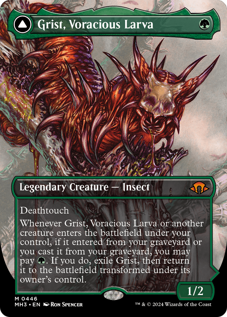 Grist, Voracious Larva // Grist, the Plague Swarm (Borderless) [Modern Horizons 3] | Exor Games New Glasgow