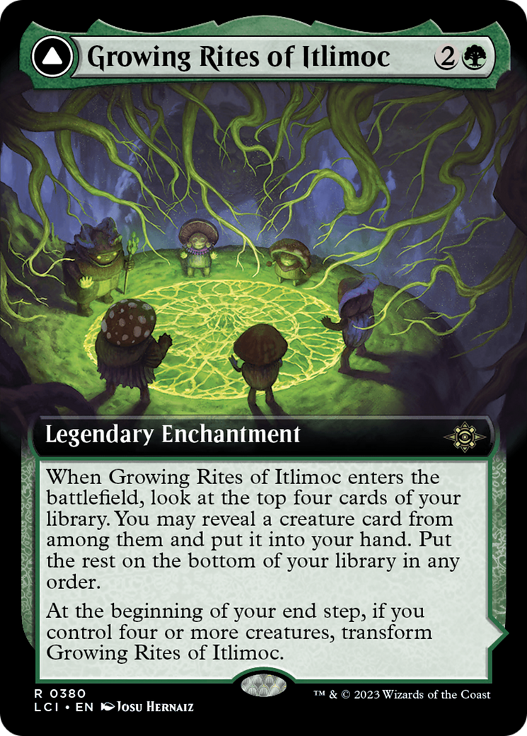 Growing Rites of Itlimoc // Itlimoc, Cradle of the Sun (Extended Art) [The Lost Caverns of Ixalan] | Exor Games New Glasgow