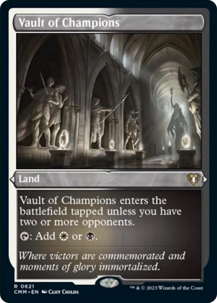 Vault of Champions (Foil Etched) [Commander Masters] | Exor Games New Glasgow