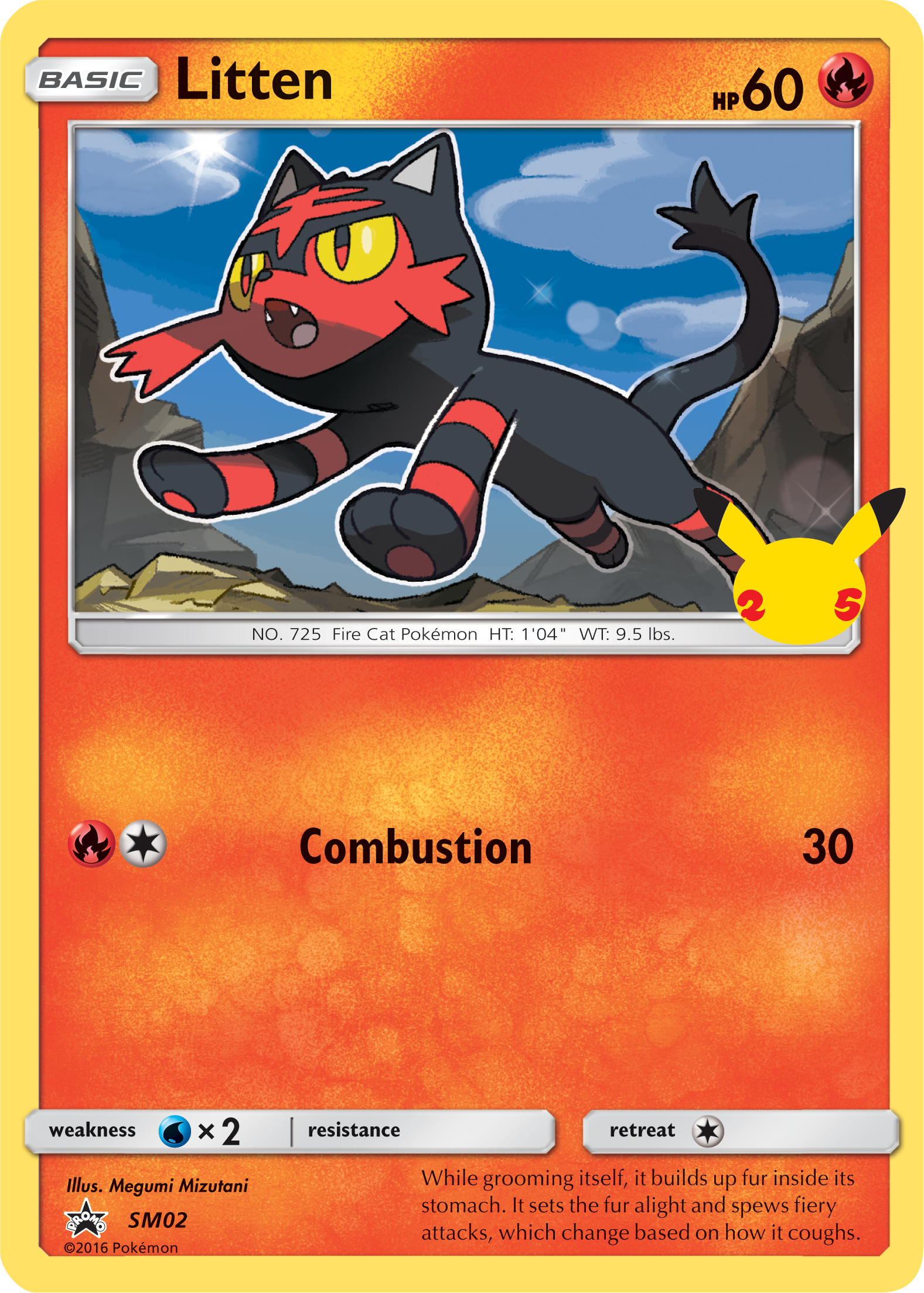 Litten (SM02) (Jumbo Card) [First Partner Pack] | Exor Games New Glasgow