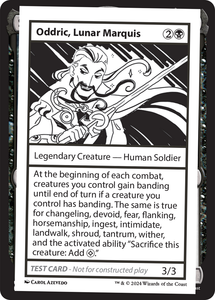 Oddric, Lunar Marquis [Mystery Booster 2 Playtest Cards] | Exor Games New Glasgow