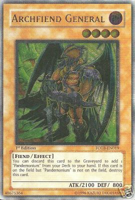 Archfiend General [FOTB-EN019] Ultimate Rare | Exor Games New Glasgow
