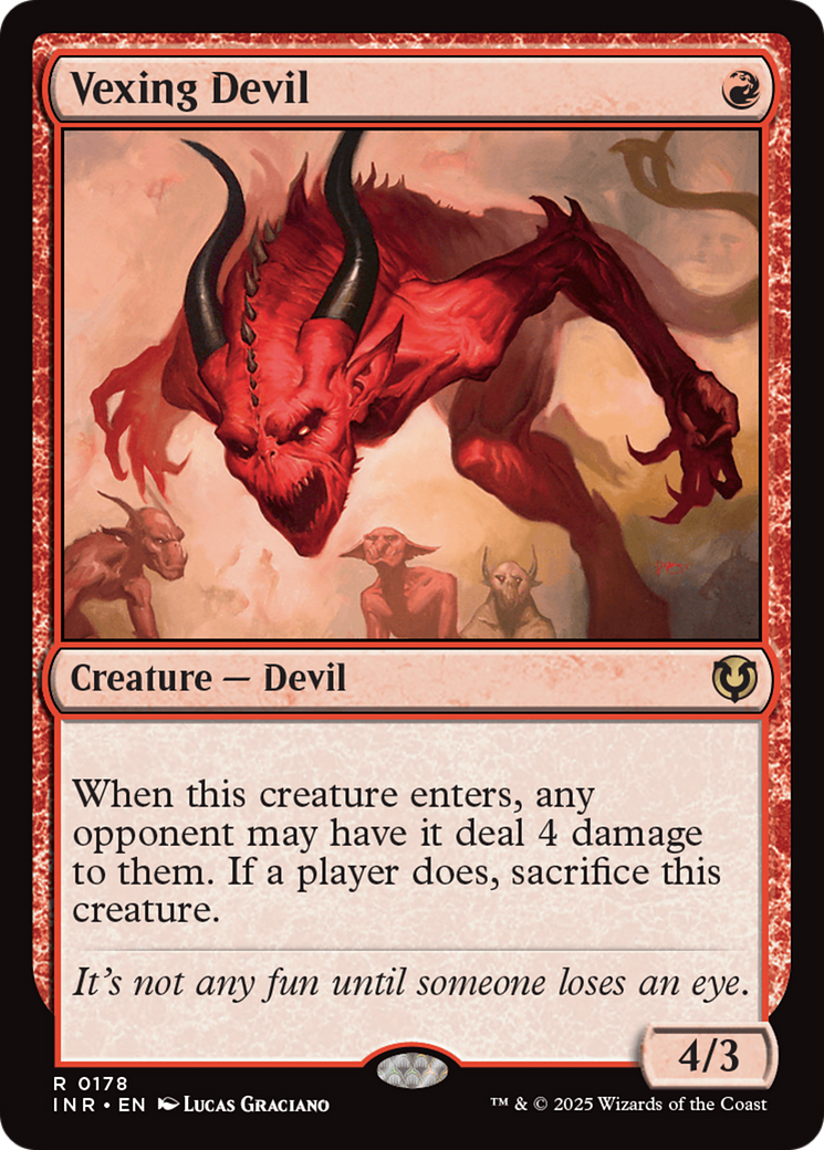 Vexing Devil [Innistrad Remastered] | Exor Games New Glasgow