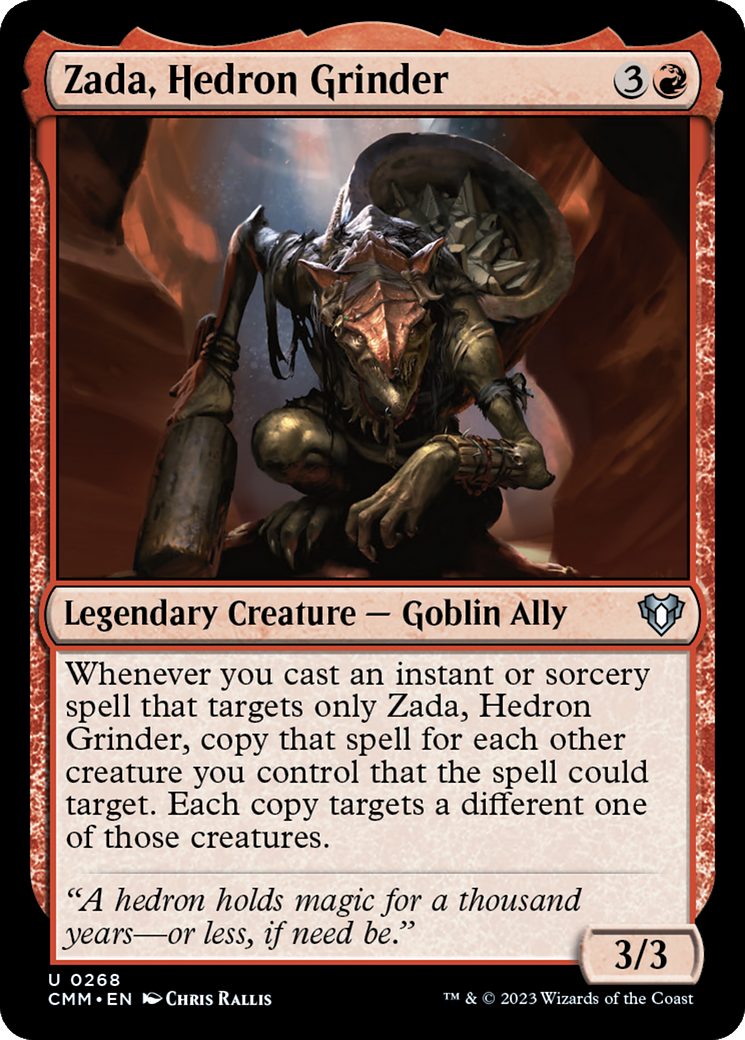 Zada, Hedron Grinder [Commander Masters] | Exor Games New Glasgow