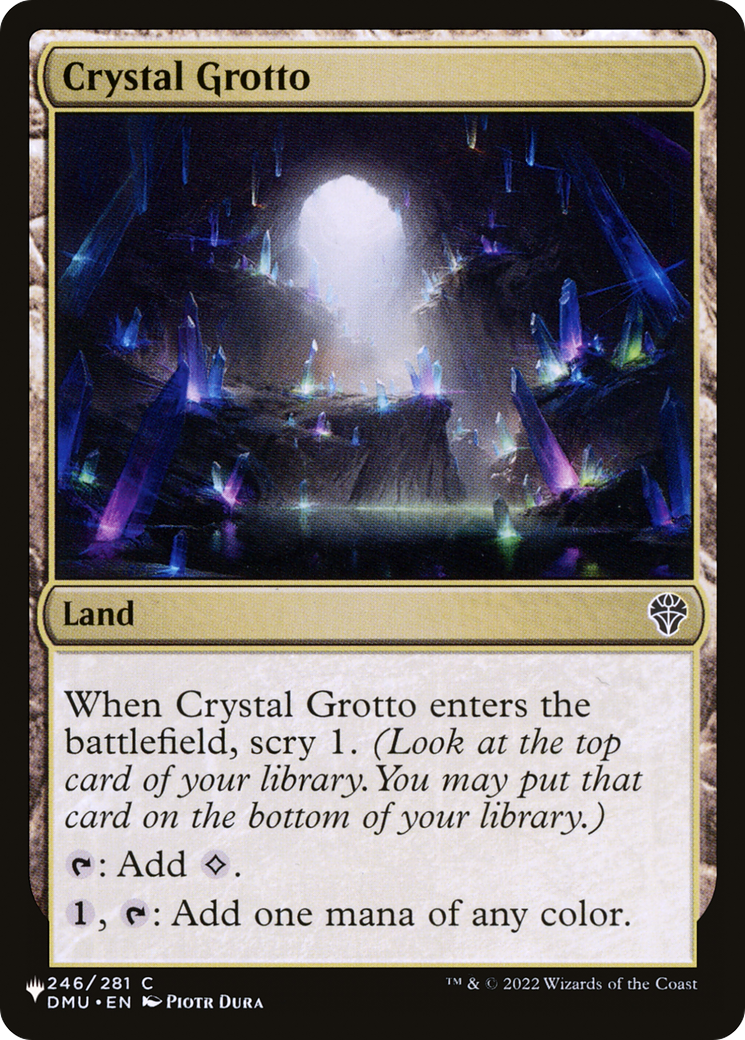 Crystal Grotto [The List Reprints] | Exor Games New Glasgow