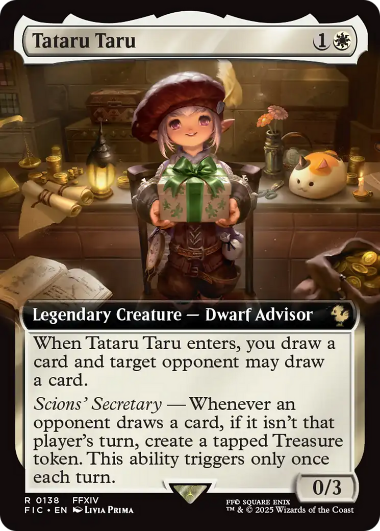 Tataru Taru (Extended Art) [FINAL FANTASY Commander] | Exor Games New Glasgow