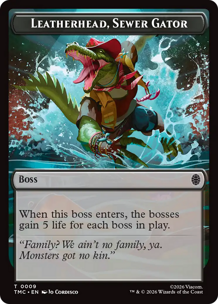 Leatherhead, Sewer Gator [Teenage Mutant Ninja Turtles Commander Tokens] | Exor Games New Glasgow